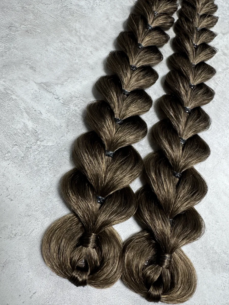 Французские косы накладные на заколках