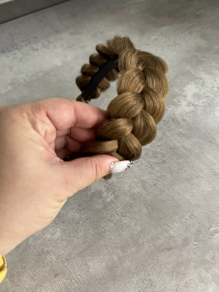 Ободок с косой