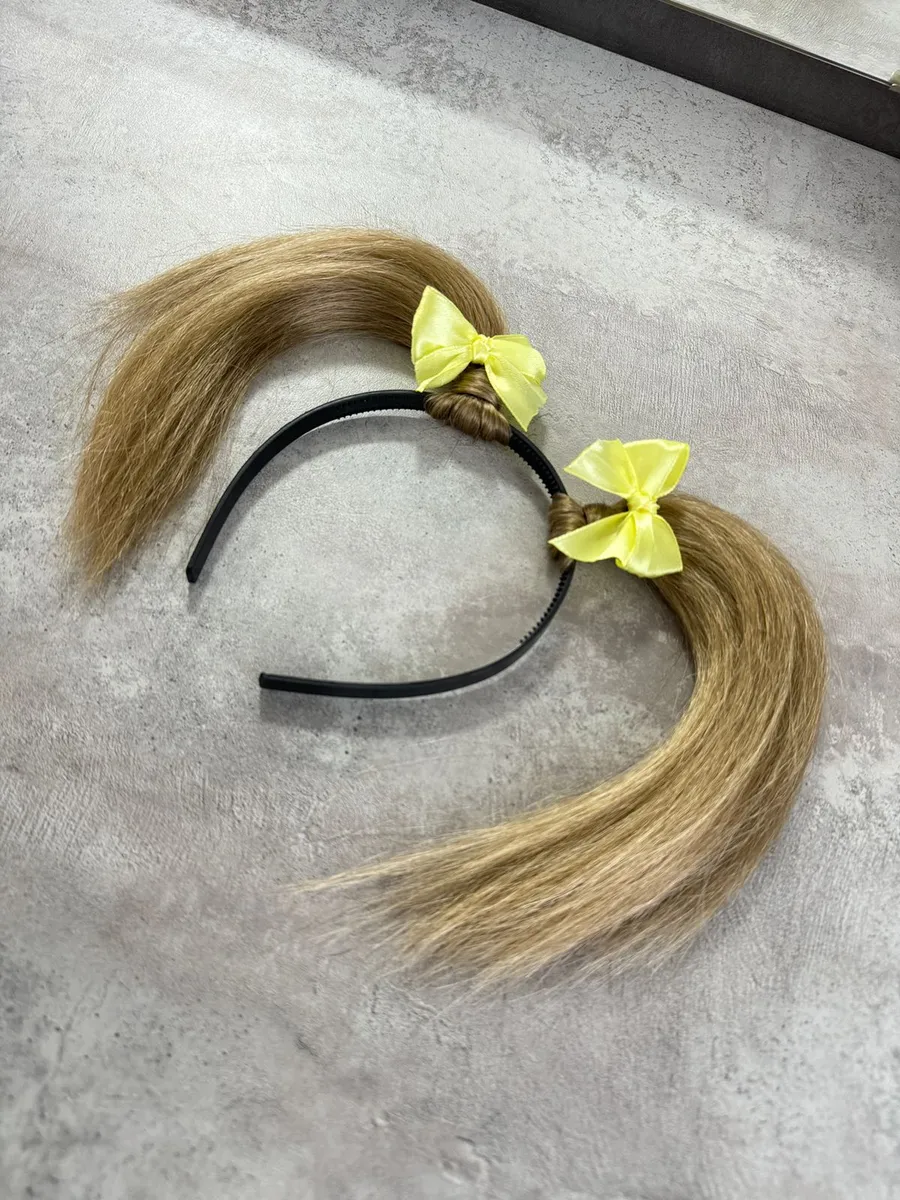 Ободок с хвостиками