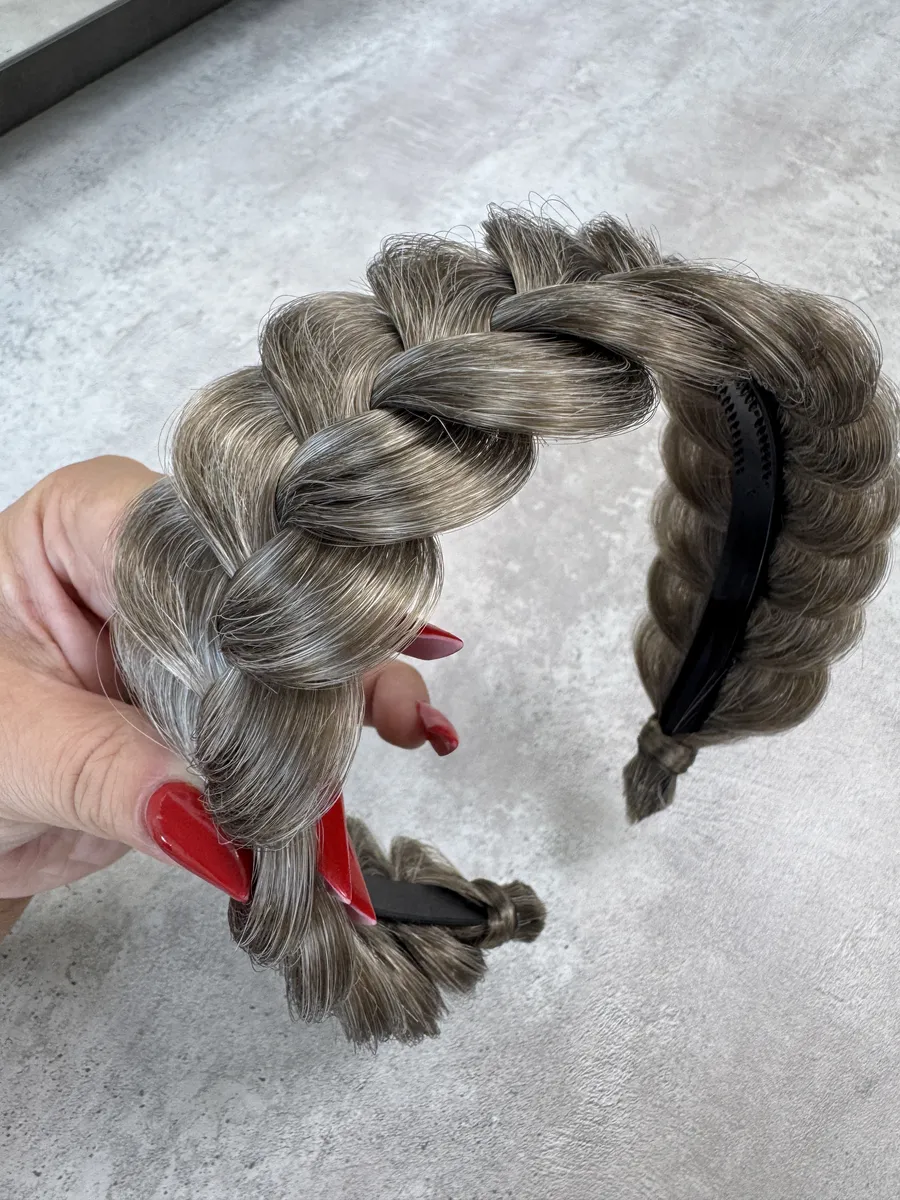 Ободок с косой