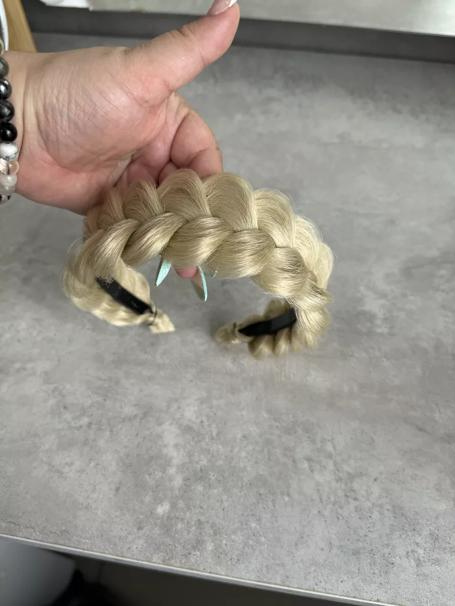 Ободок с косой