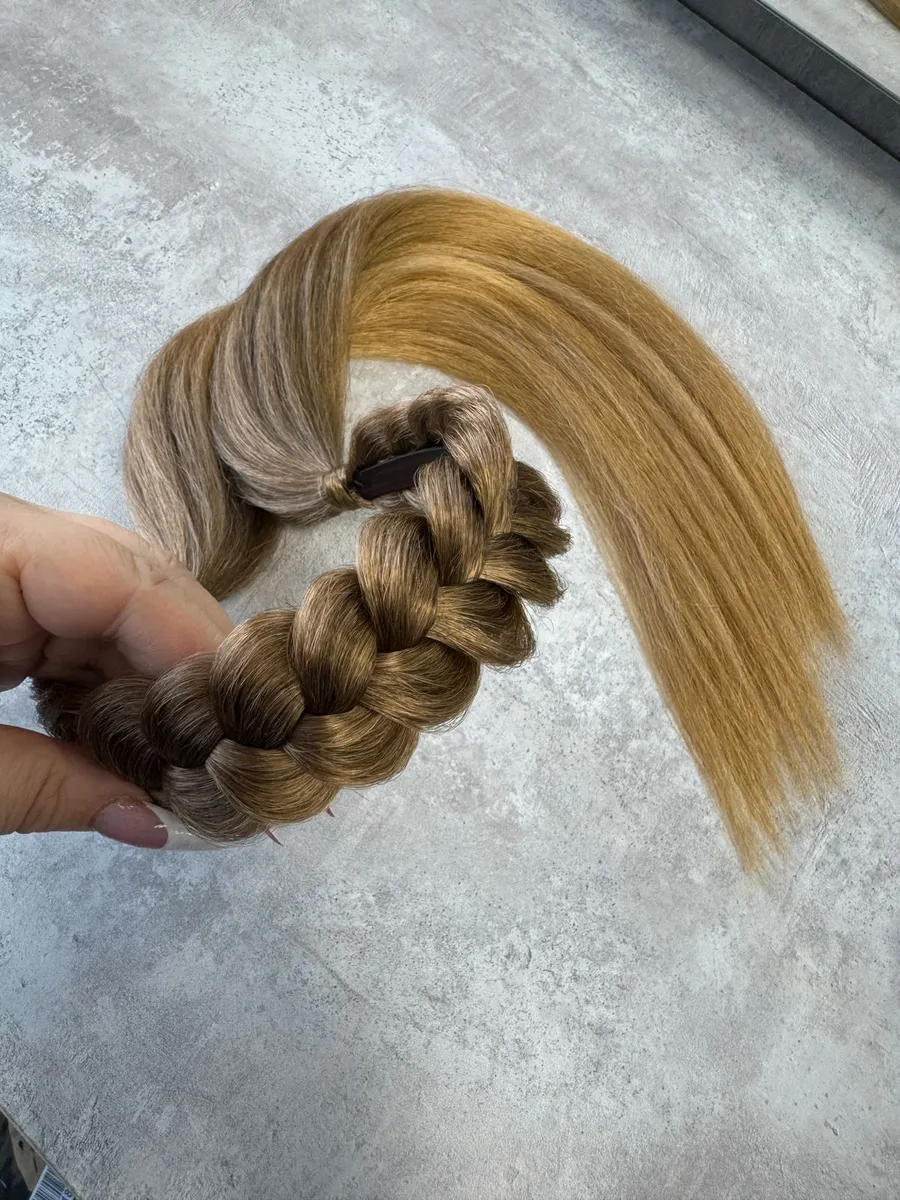 Ободок с хвостиками