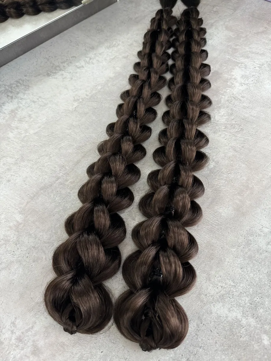 3д косы накладные на заколках