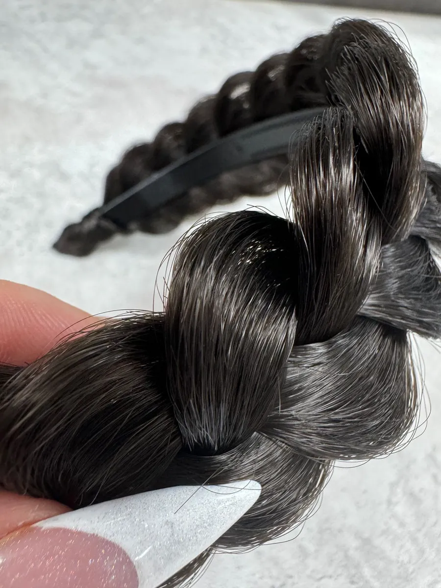 Ободок с косой