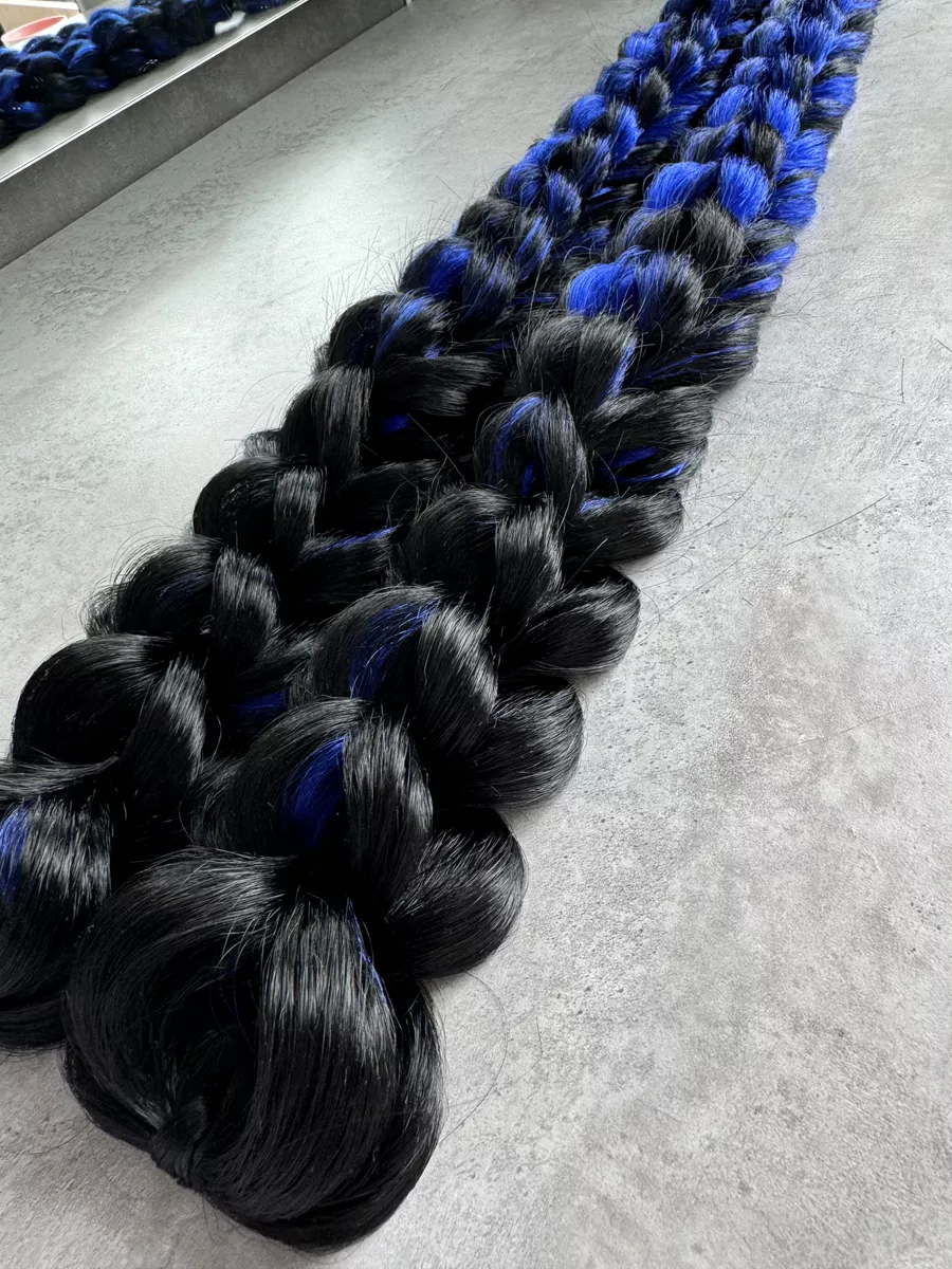 3д косы накладные на заколках