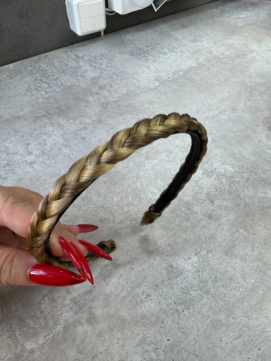 Ободок с косой