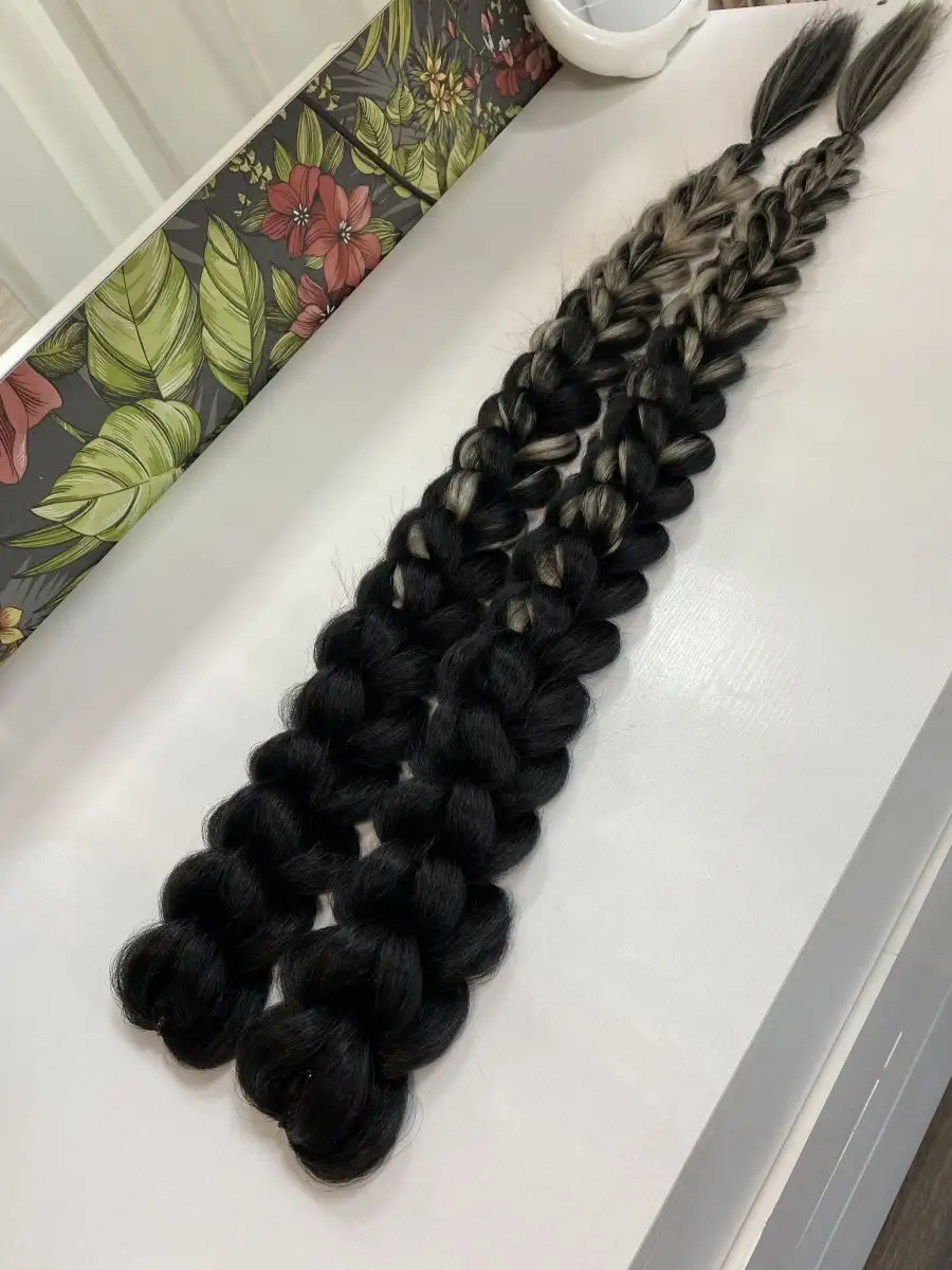 3д косы накладные на заколках