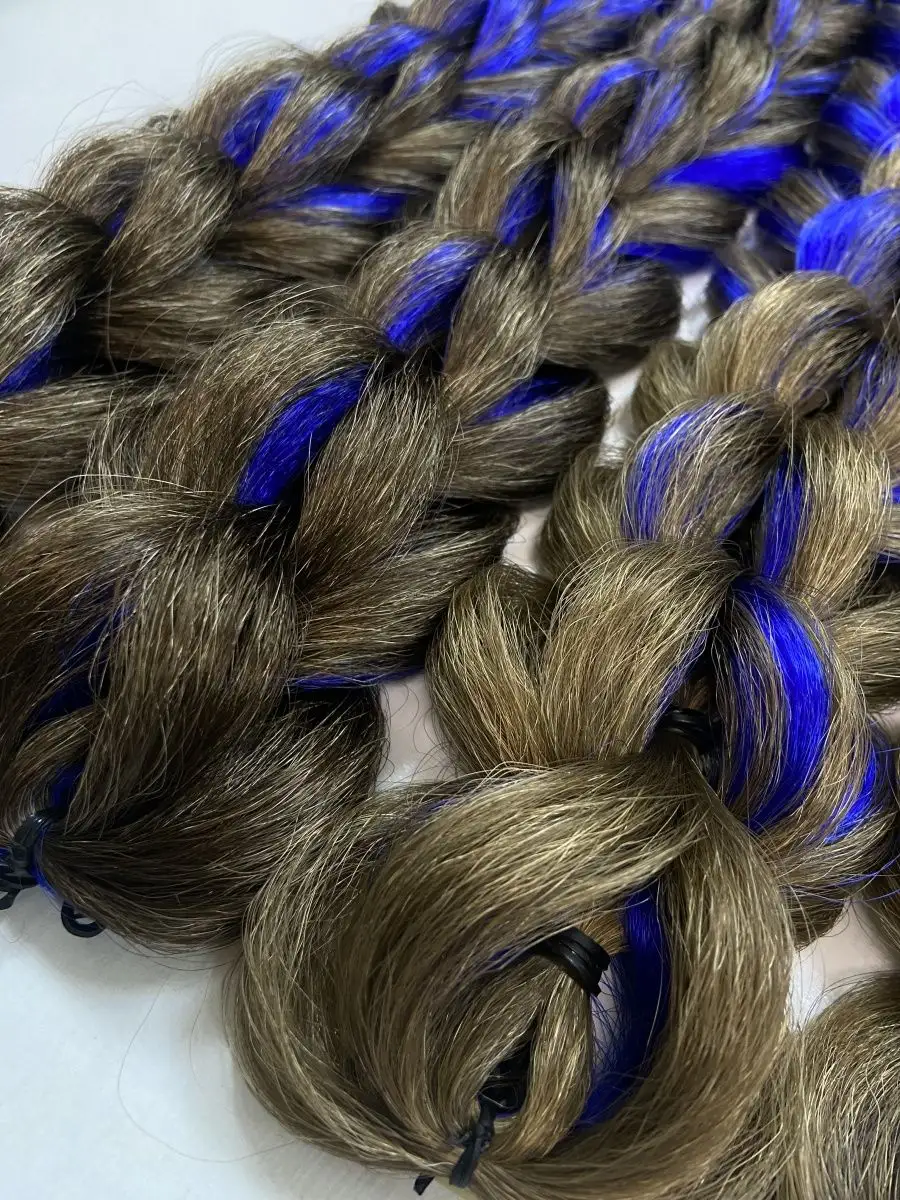 3д косы накладные на заколках