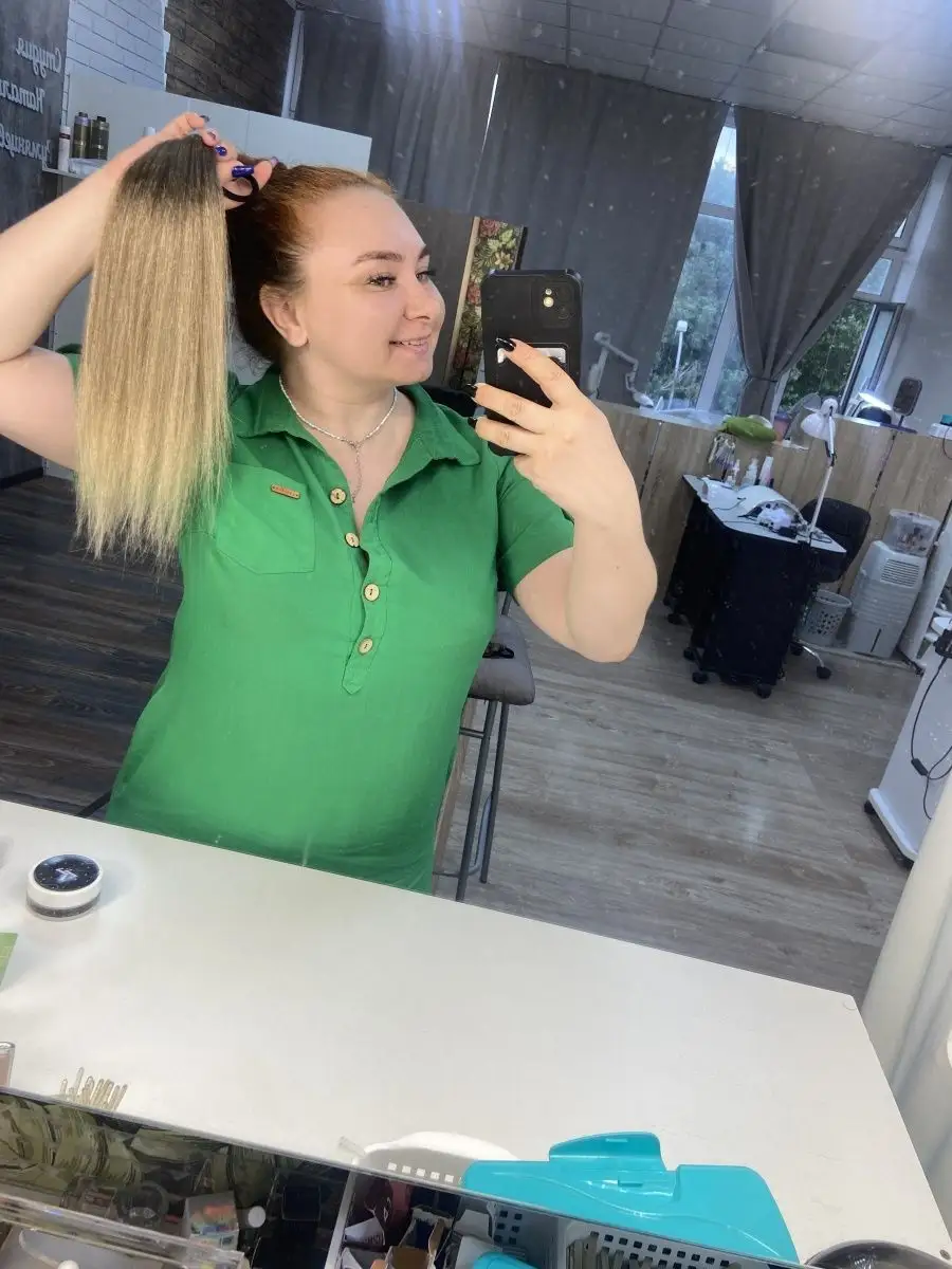 Хвост из канекалона на резинке