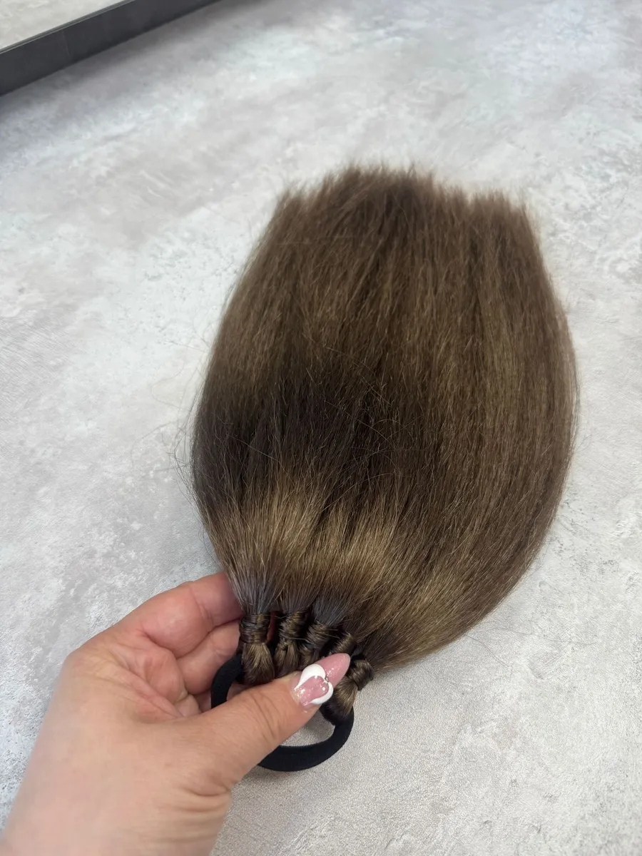 Хвост из канекалона на резинке