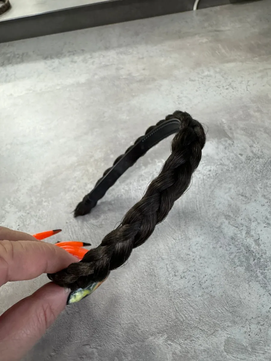 Ободок с косой