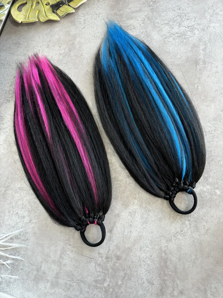 хвосты на резинке Харли Квинн