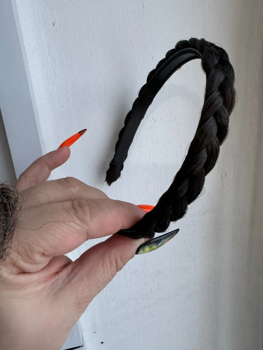 Ободок с косой