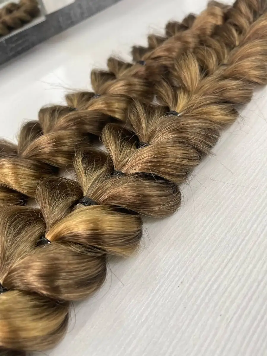 Французские косы накладные на заколках