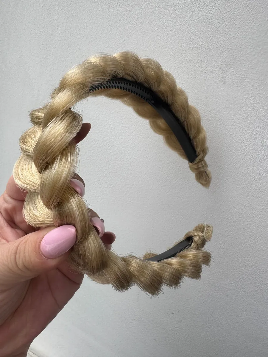 Ободок с косой