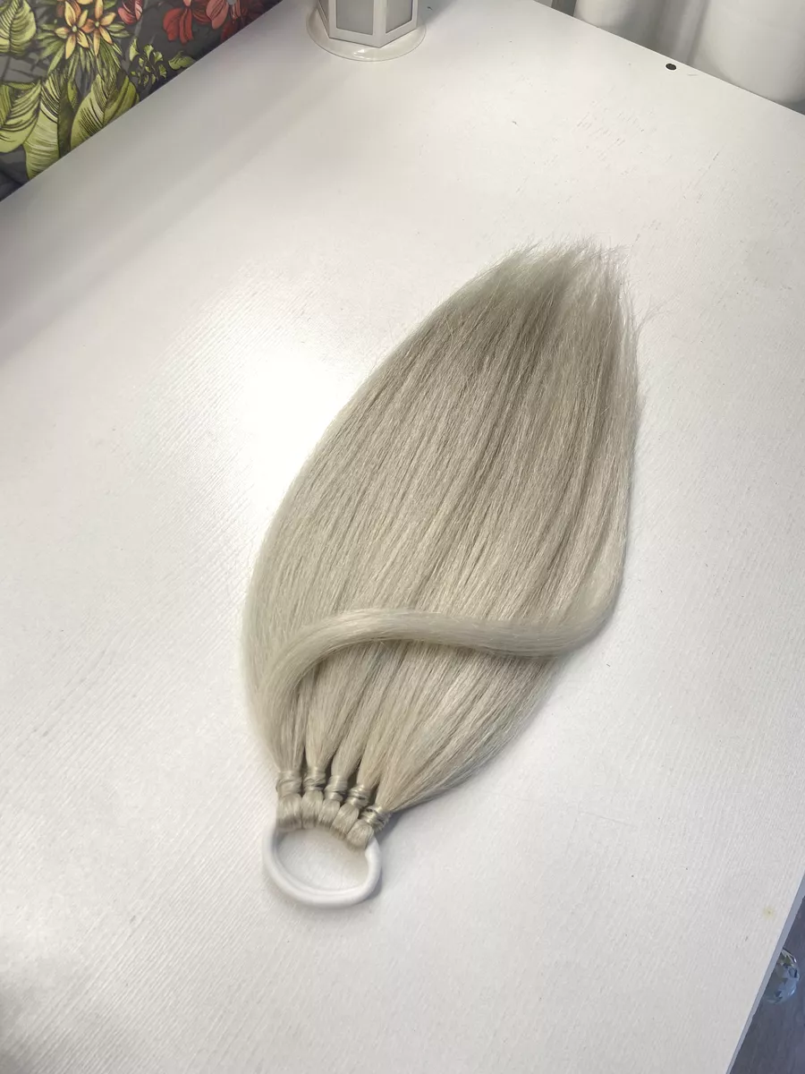 Хвост из канекалона на резинке