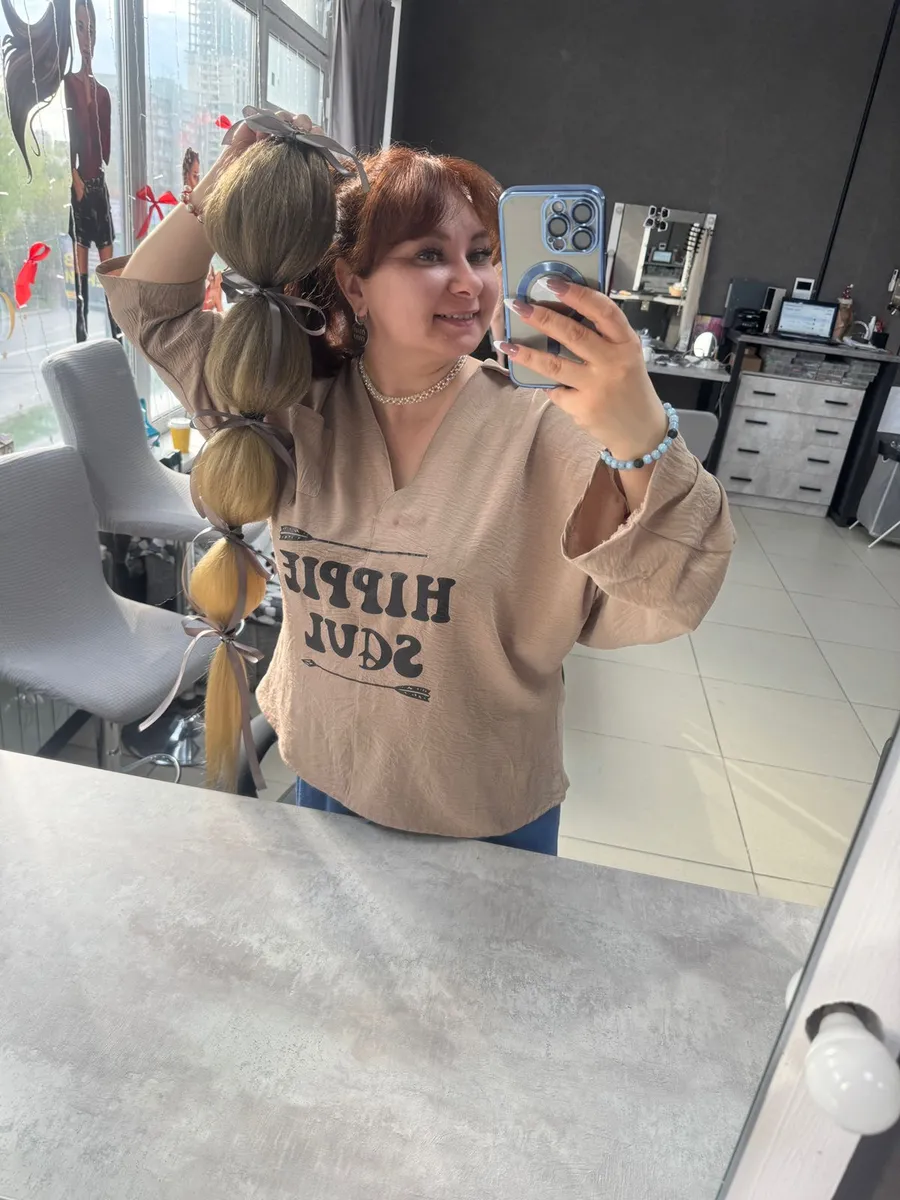 Хвост "Жасмин" на резинке