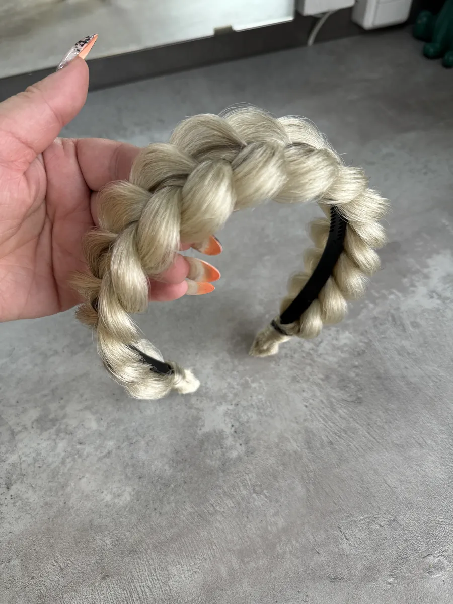 Ободок с косой