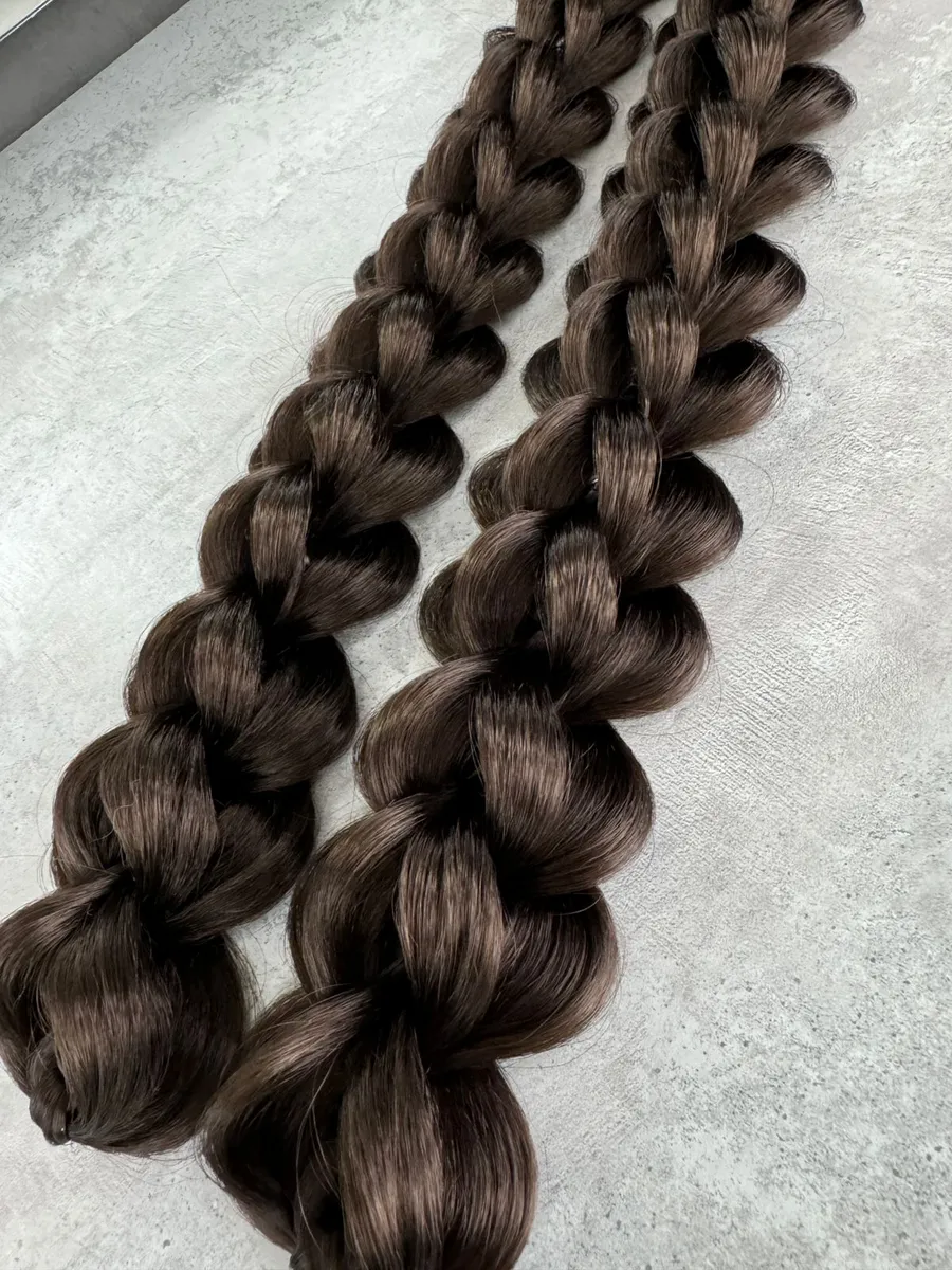 3д косы накладные на заколках