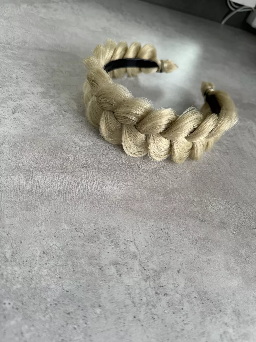 Ободок с косой