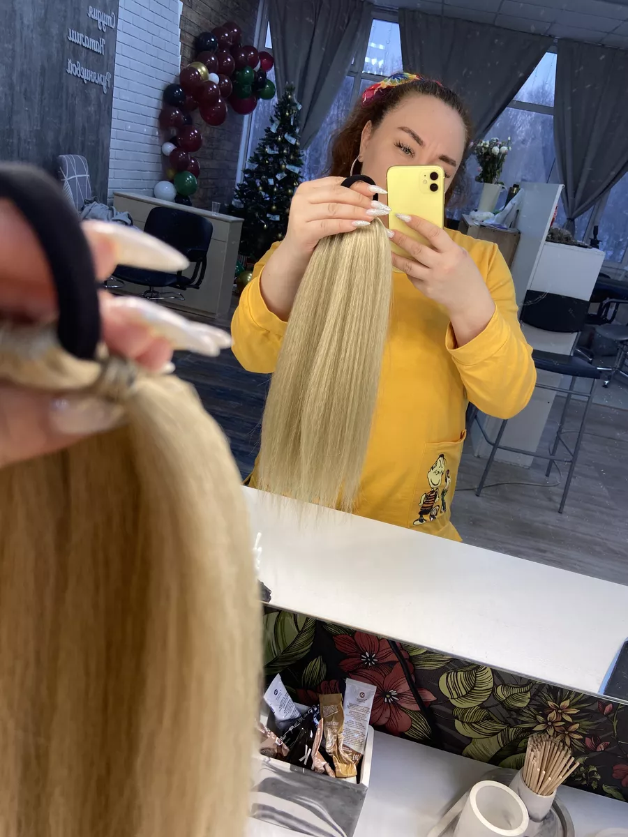 Хвост из канекалона на резинке