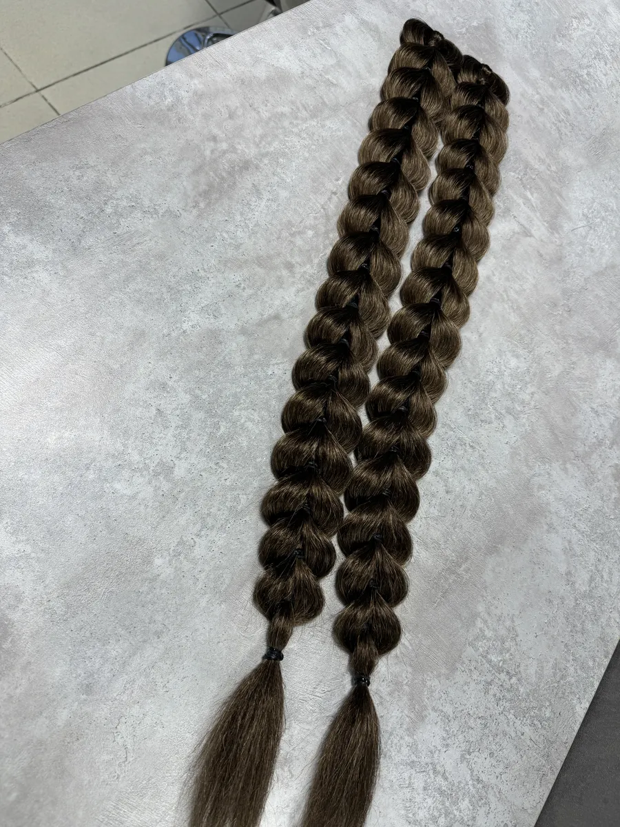 Французские косы накладные на заколках