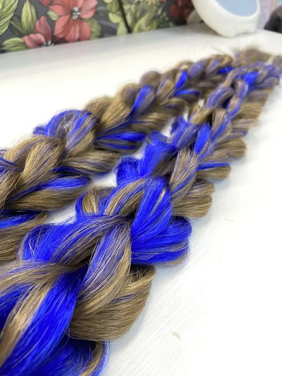 3д косы накладные на заколках