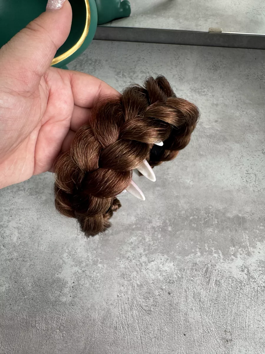 Ободок с косой