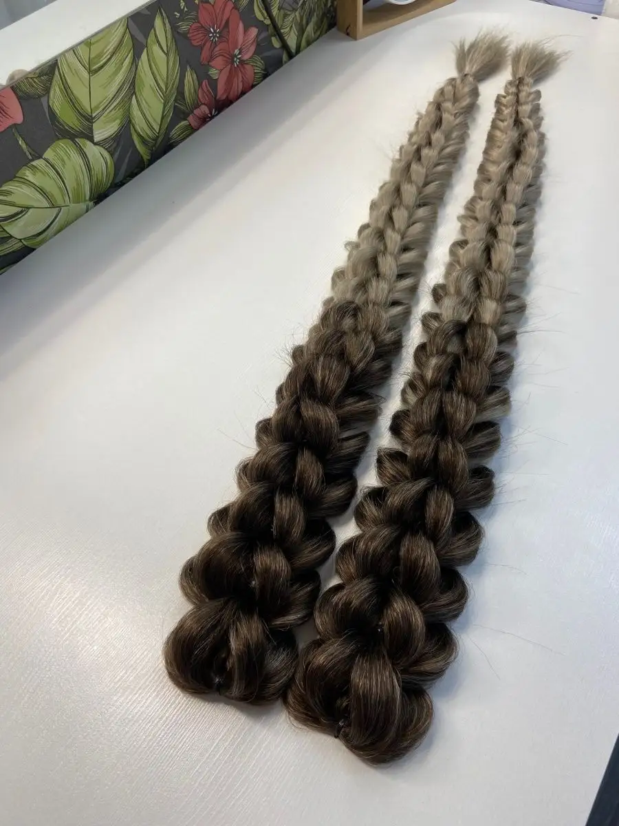 3д косы накладные на заколках