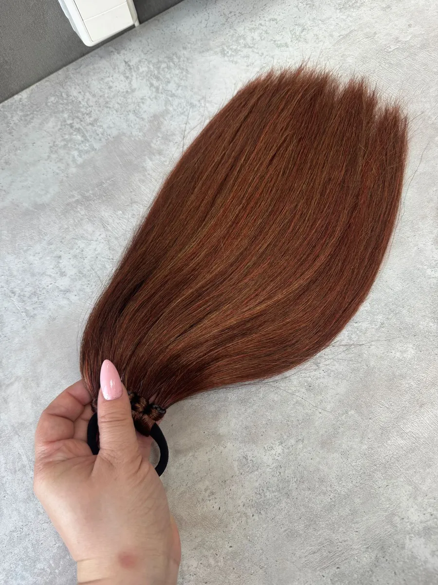 Хвост из канекалона на резинке