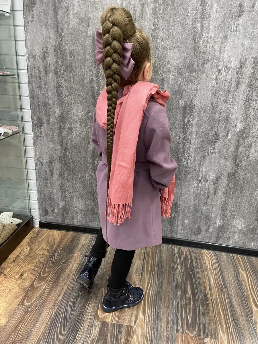 Хвост-коса на резинке