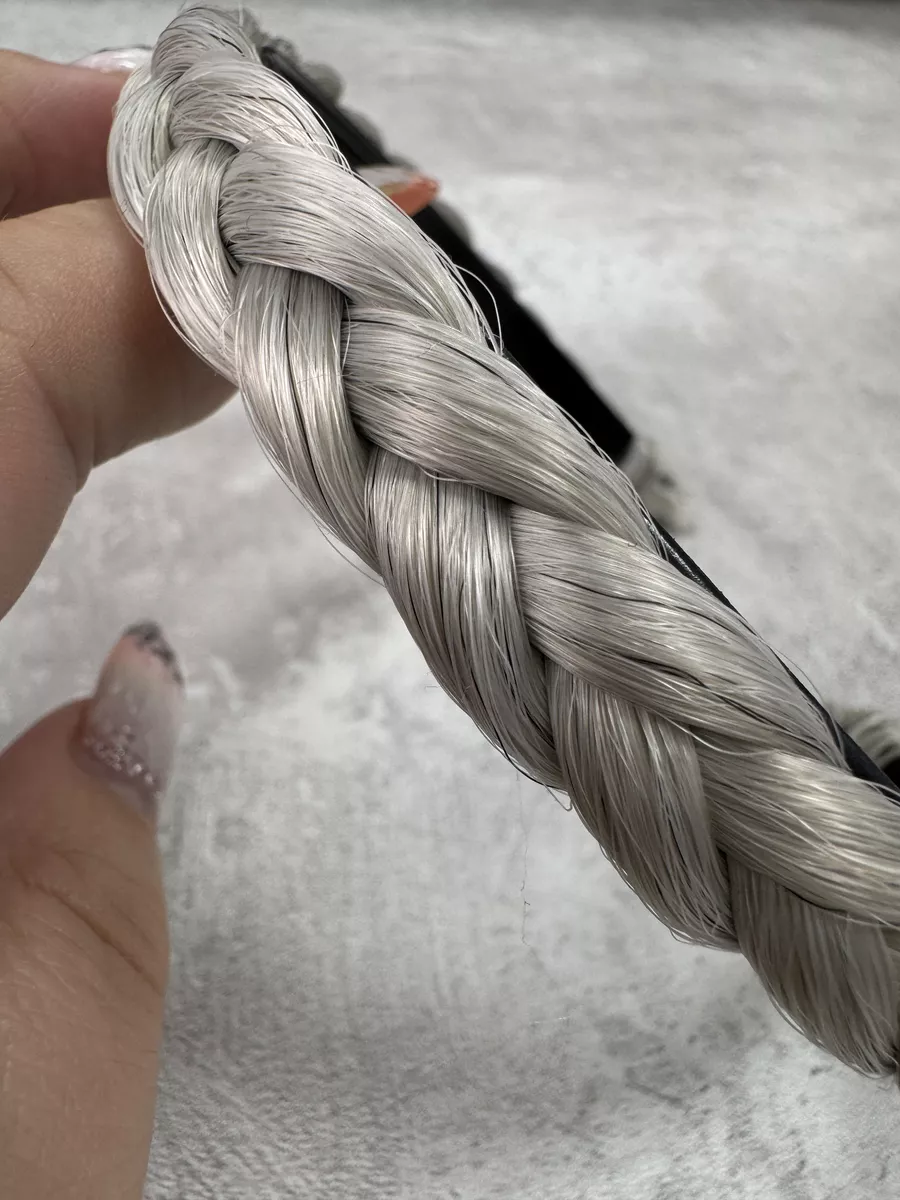 Ободок с косой