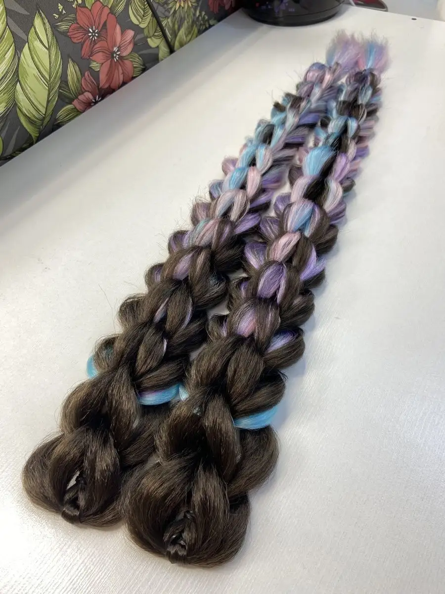 3д косы накладные на заколках