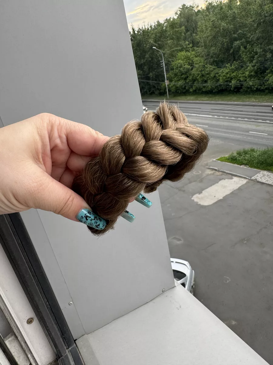 Ободок с косой