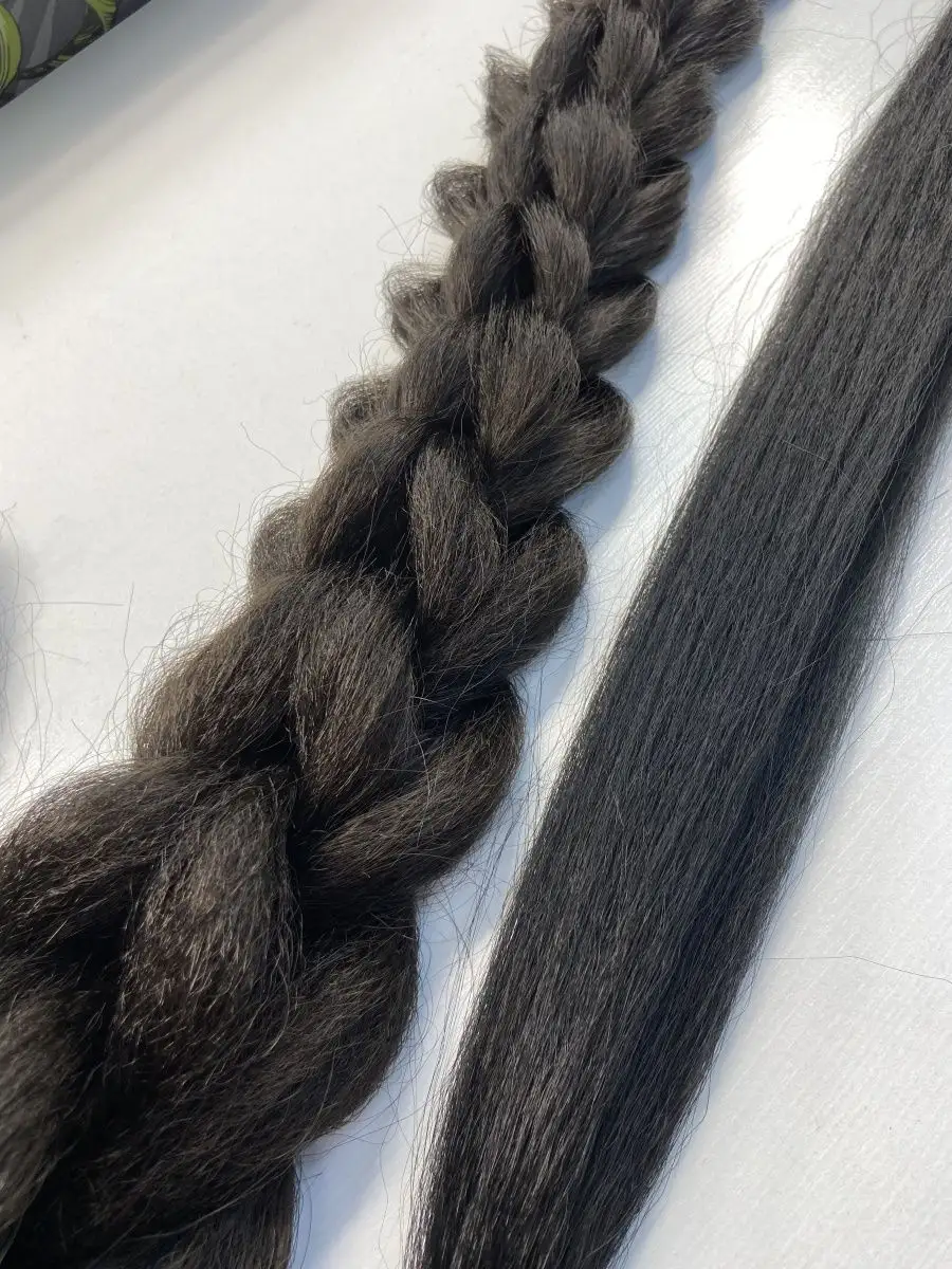 хвост-коса на резинке