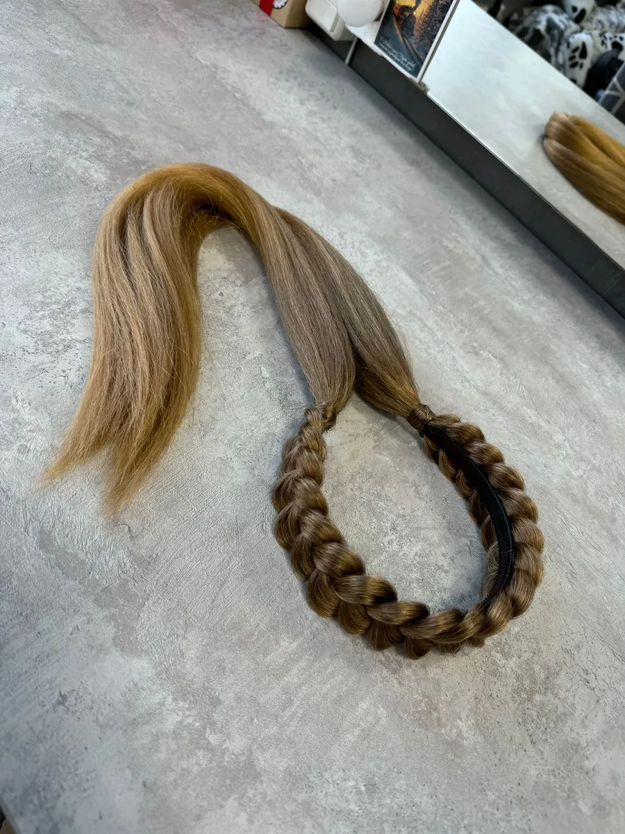 Ободок с хвостиками