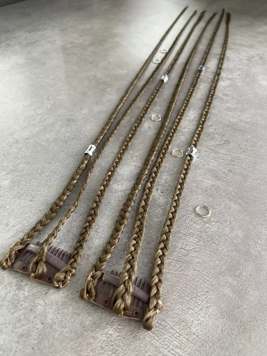 косы на заколках