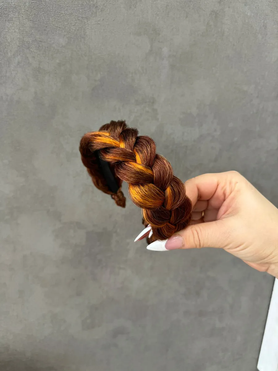 Ободок с косой