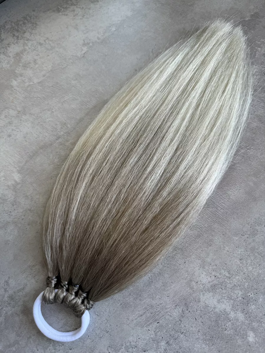 Хвост из канекалона на резинке