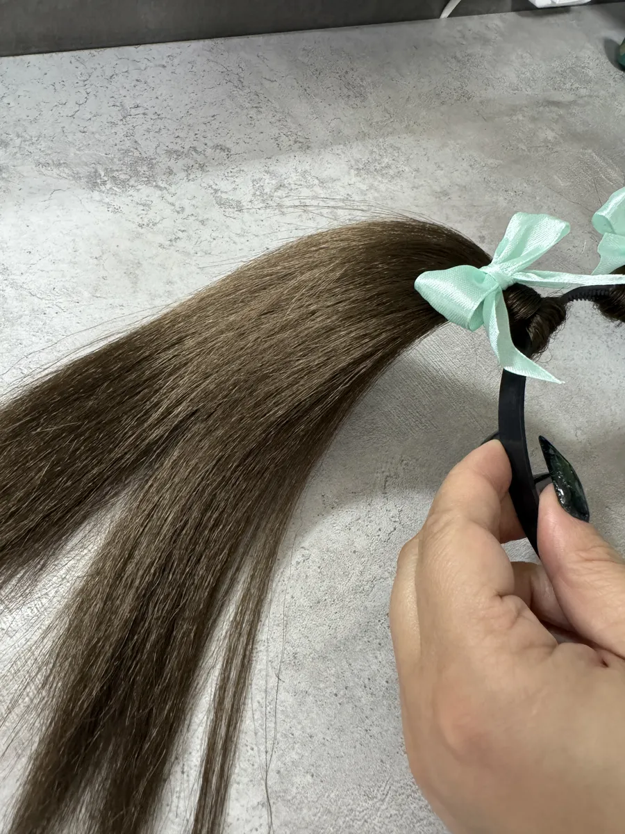 Ободок с хвостиками