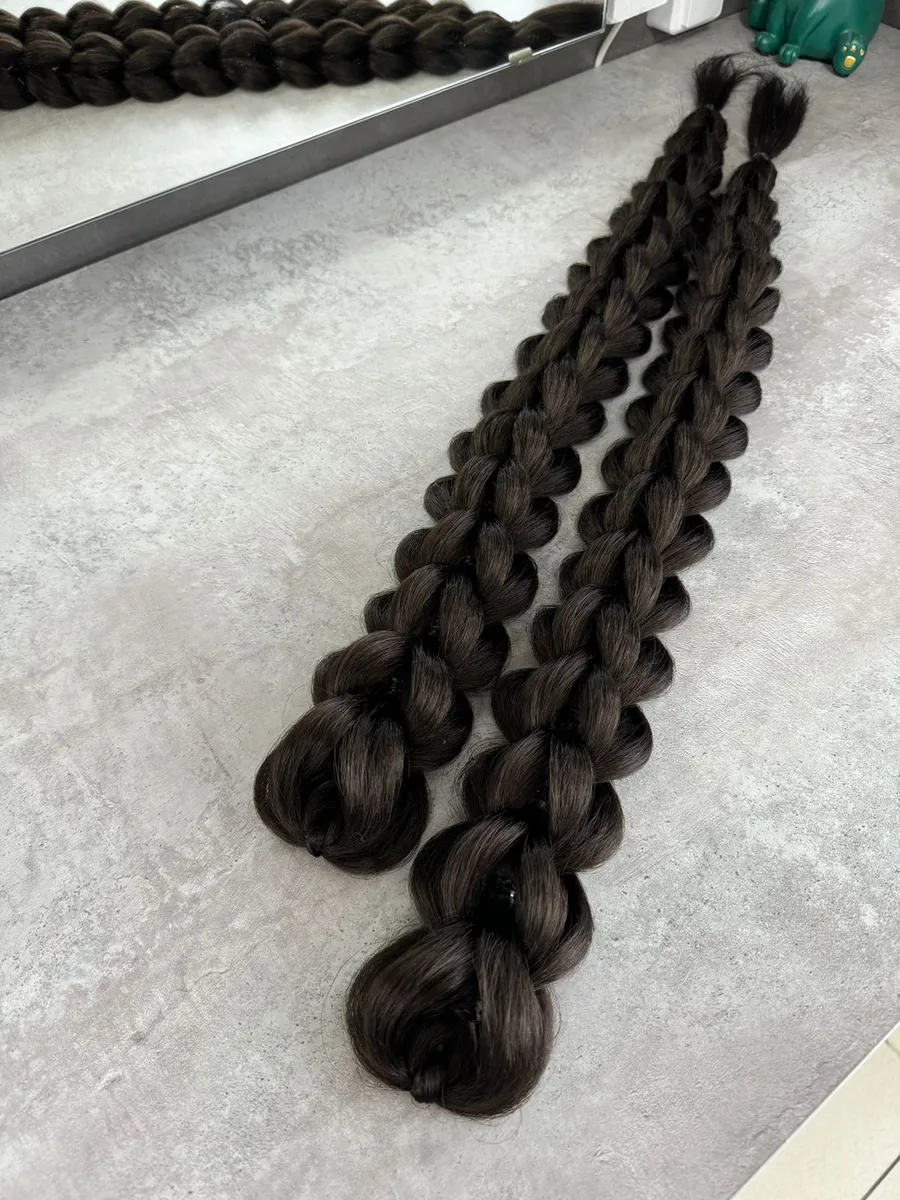 3д косы накладные на заколках