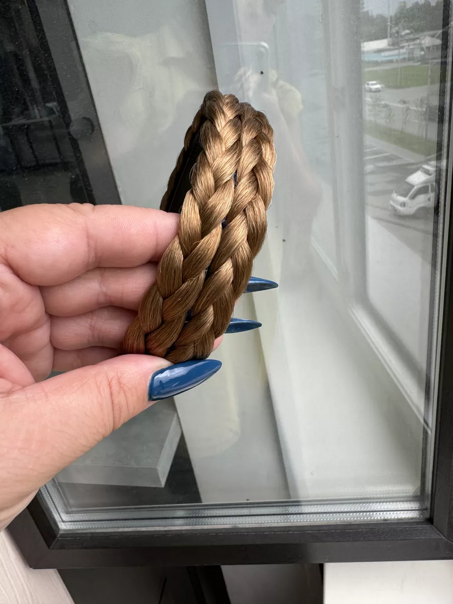 Ободок с косой