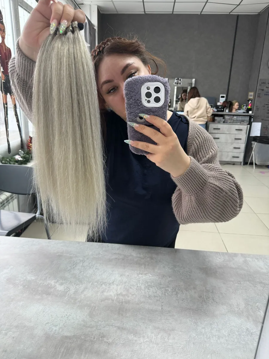 Хвост из канекалона на резинке