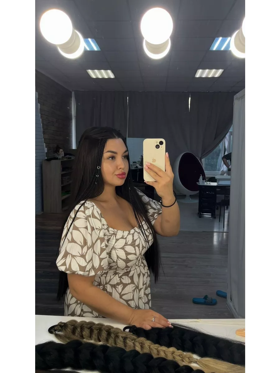 косы на заколках