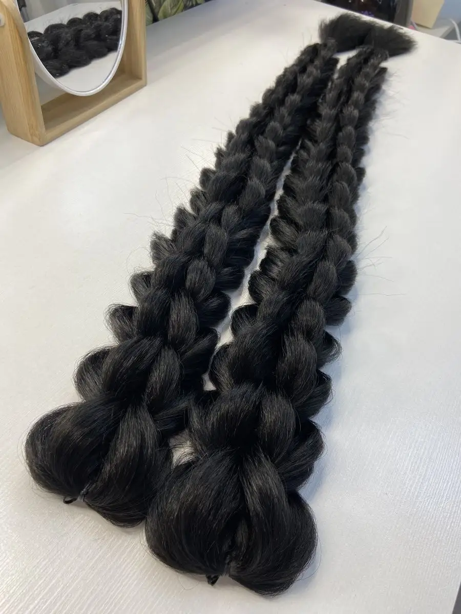 3д косы накладные на заколках