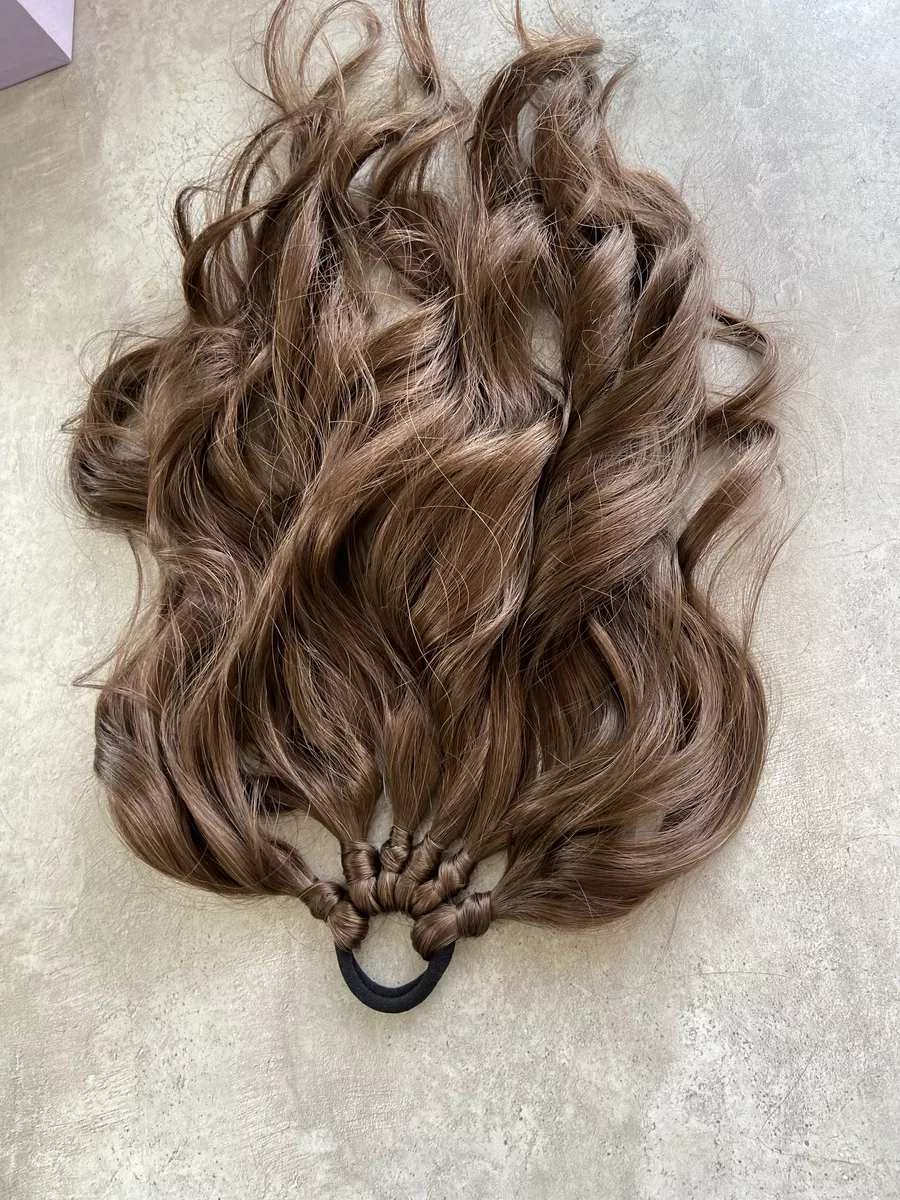 Волнистый хвост на резинке