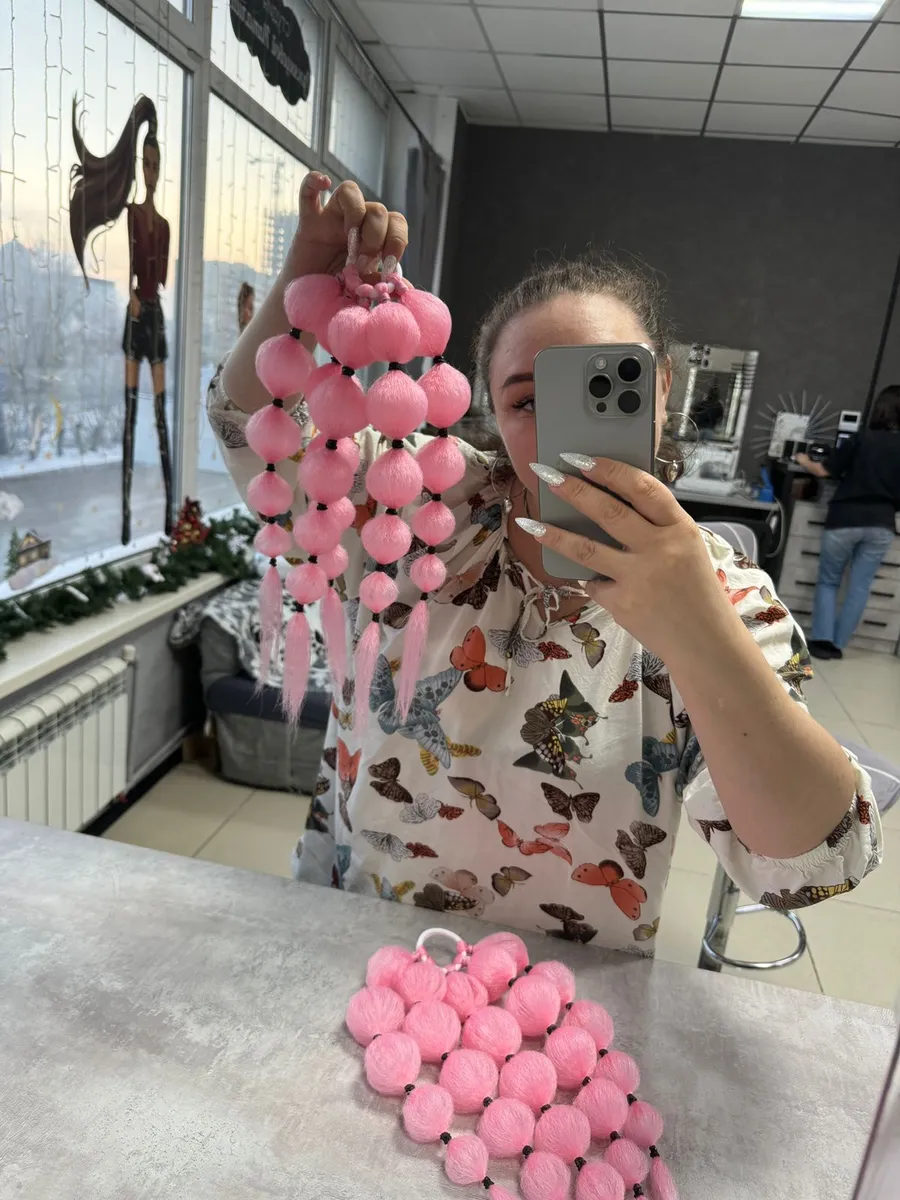 Резинка для волос фонарики