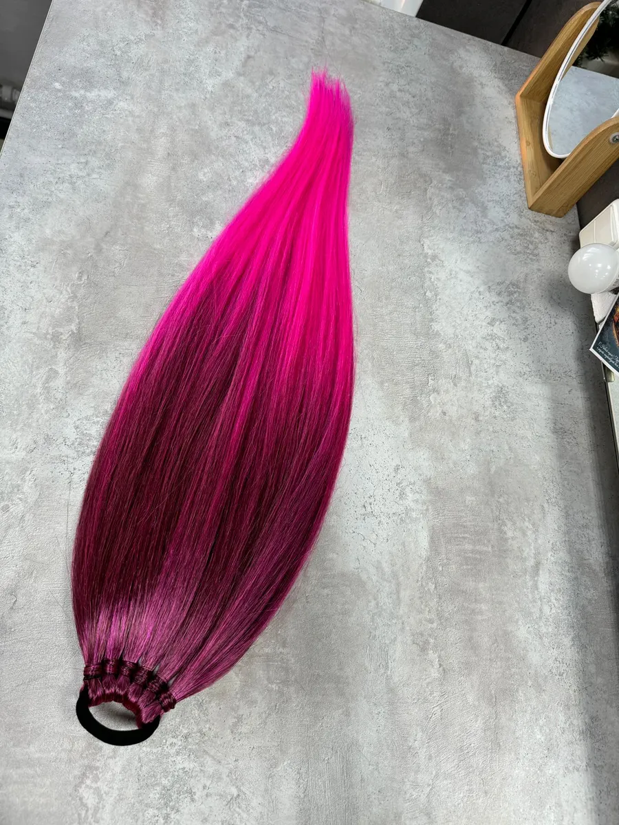 Хвост из канекалона на резинке