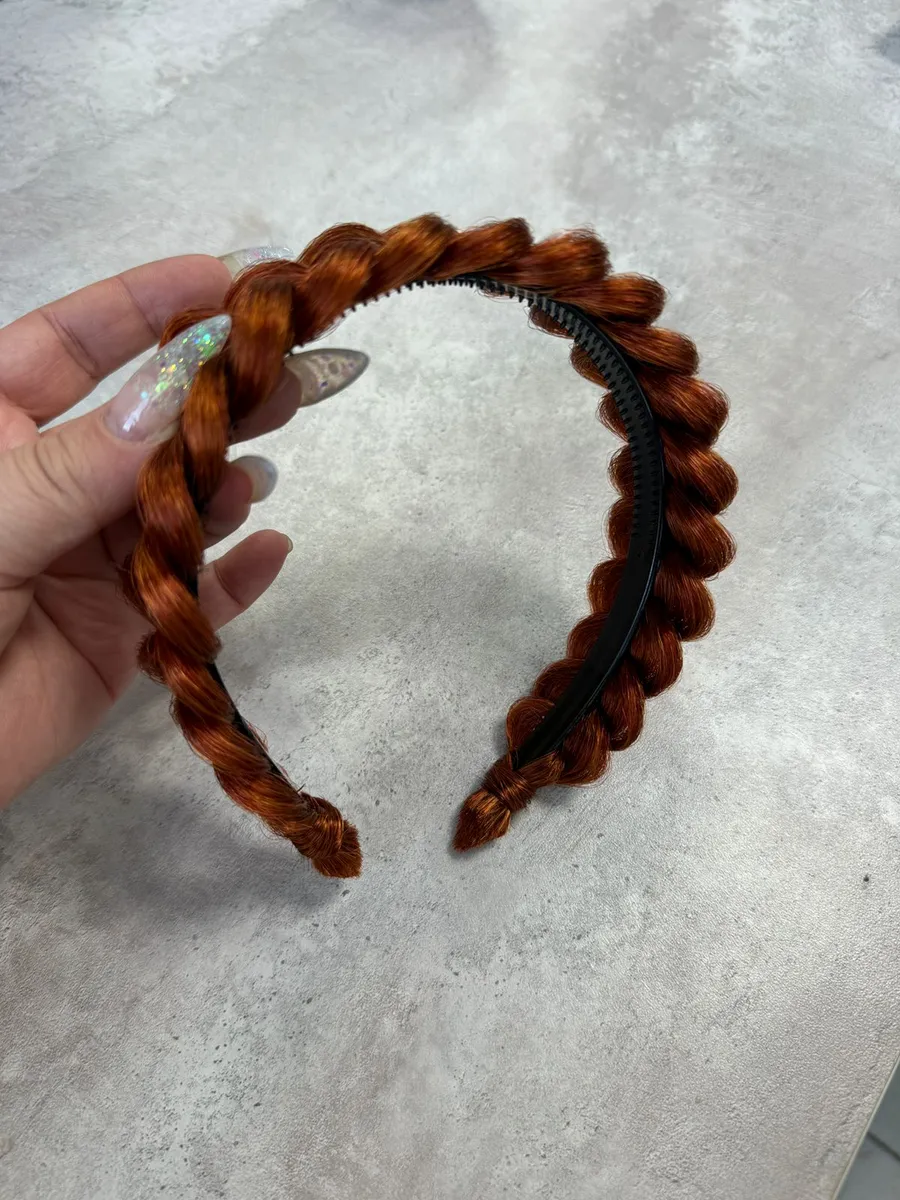 Ободок с косой