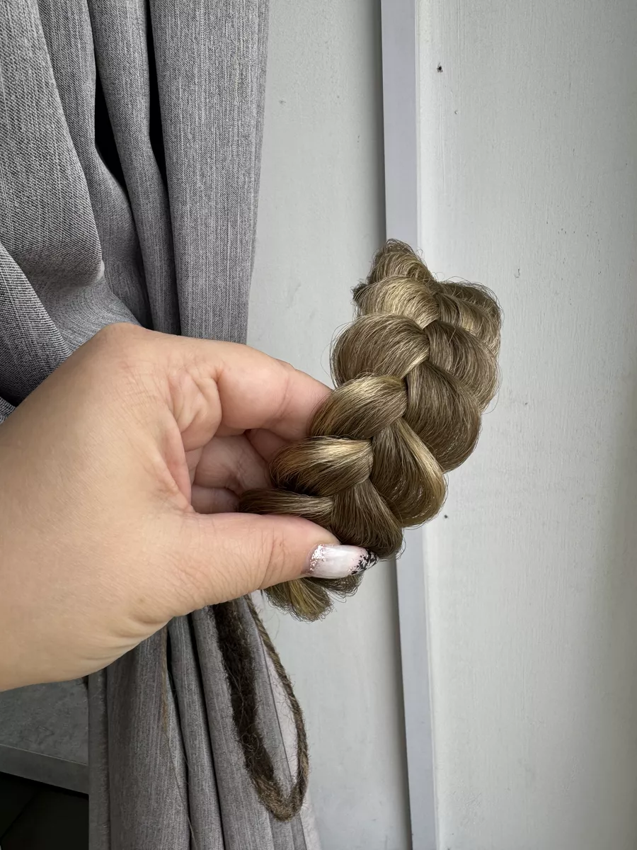 Ободок с косой